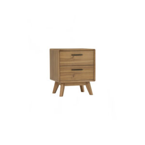 TORONTO BEDSIDE TABLE WITH 2 DRAWER 1802