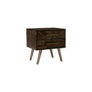 SIVAN BEDSIDE TABLE WITH 2 DRAWER 822/1809   (#)