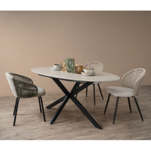 ALLUR DINING CHAIR 802/GREY/80002 (#)