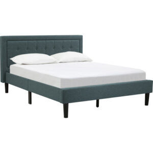 HAYDEN QUEEN BED WITH 1900MM SIDE RAIL BLACK/6365
