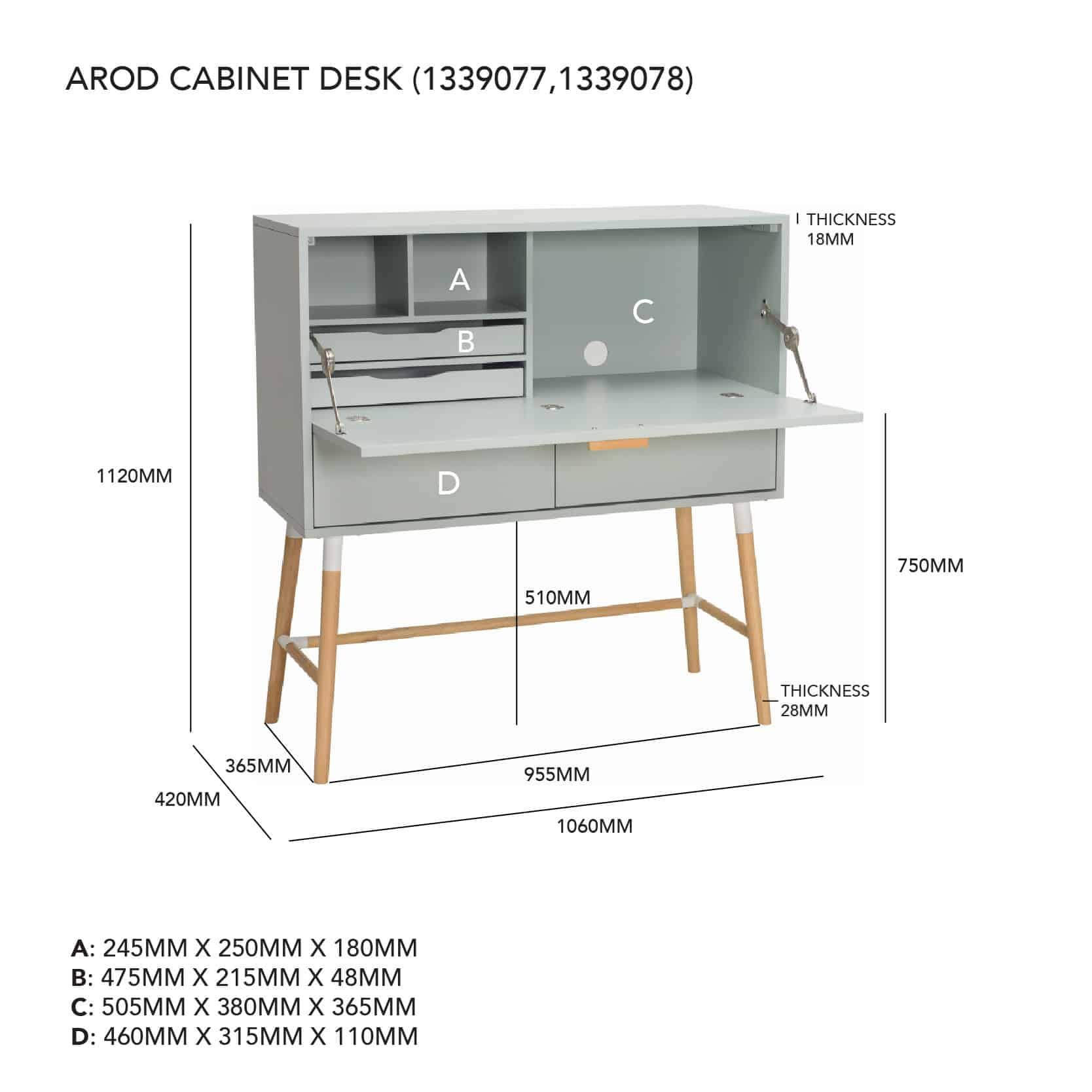 AROD DESK 112/801/1302/112 - Image 4