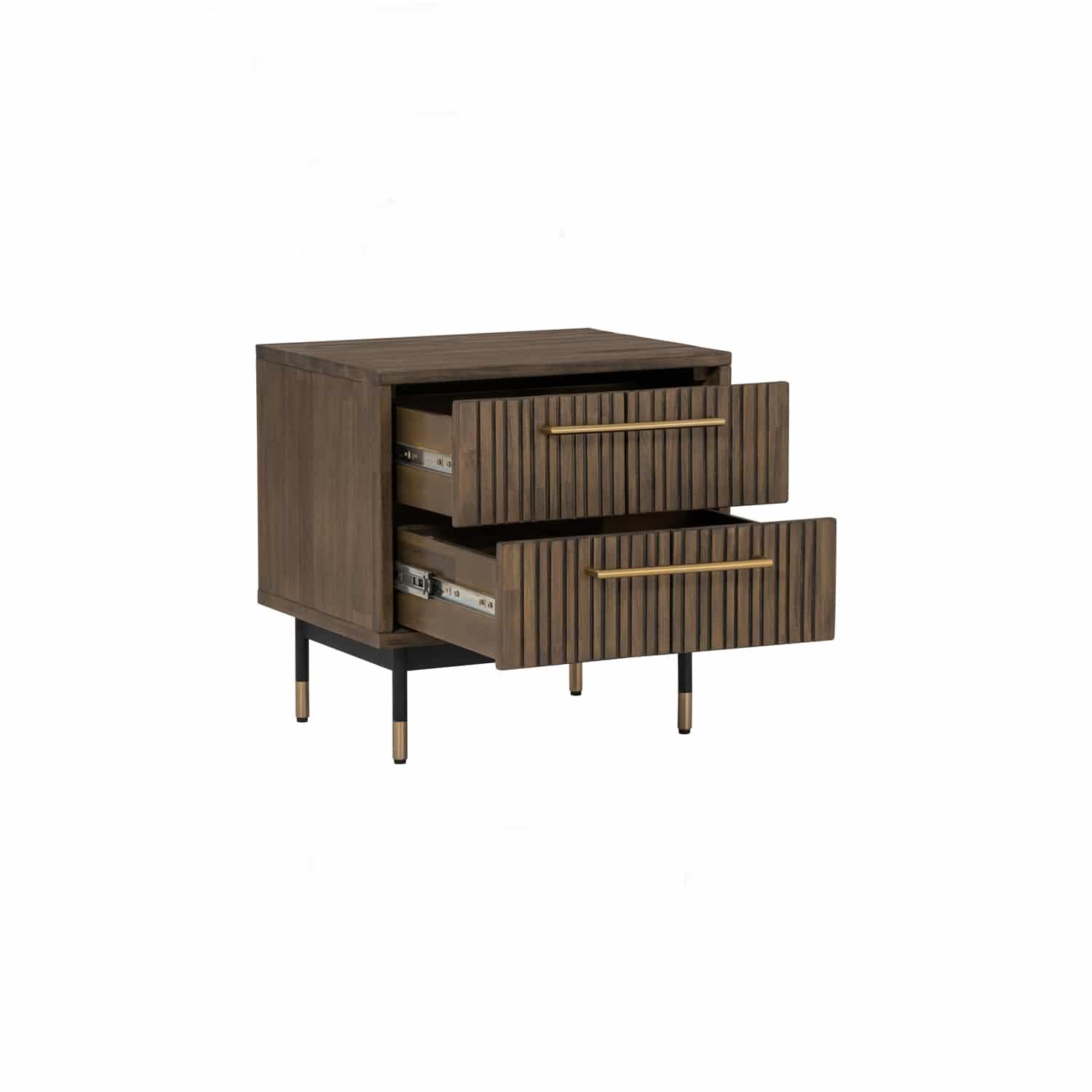 HAMILTON BEDSIDE TABLE WITH 2 DRAWER 821/1812 - Image 2