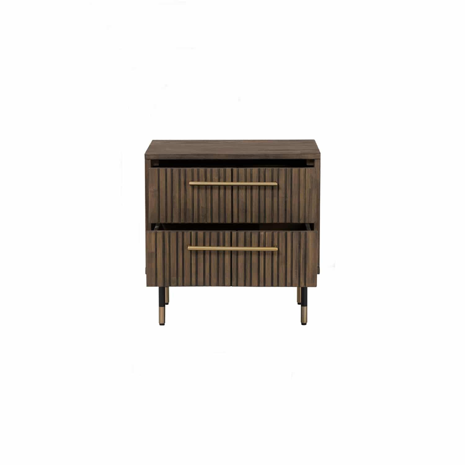 HAMILTON BEDSIDE TABLE WITH 2 DRAWER 821/1812 - Image 4