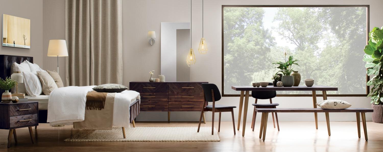 SIVAN BEDSIDE TABLE WITH 2 DRAWER 822/1809 - Image 2