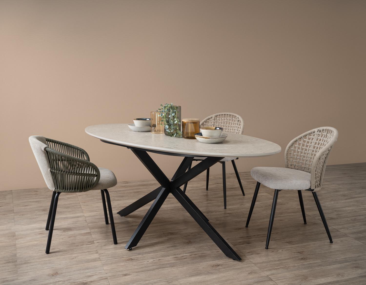 ALLUR DINING CHAIR 802/GREY/80002 (#) - Image 4