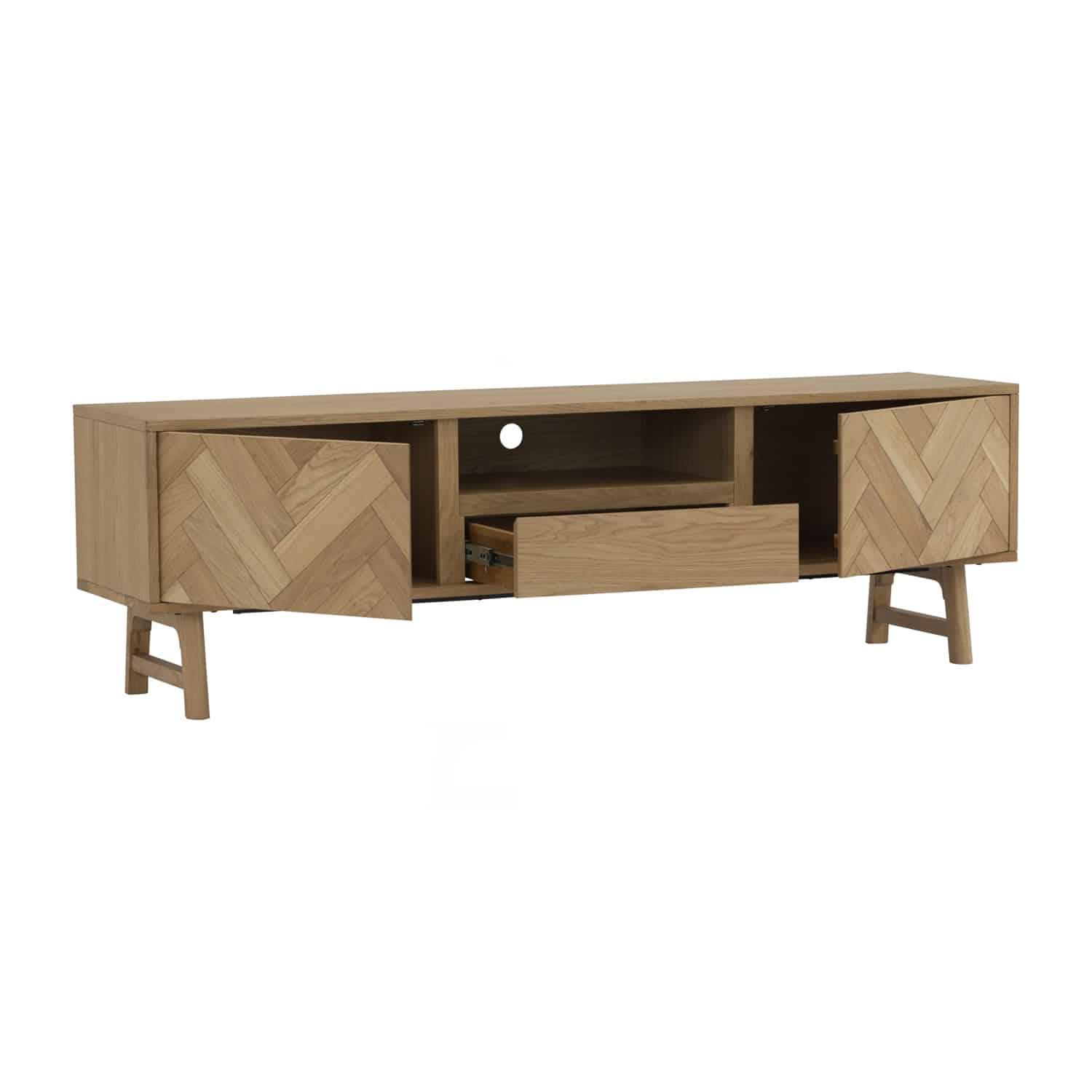 MERTON 1.8M TV CABINET 1810 - Image 3